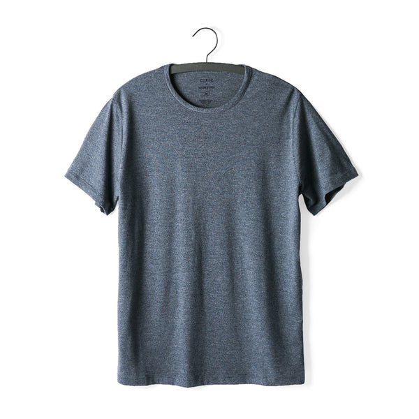 The Antoni Tee in Heather Blue